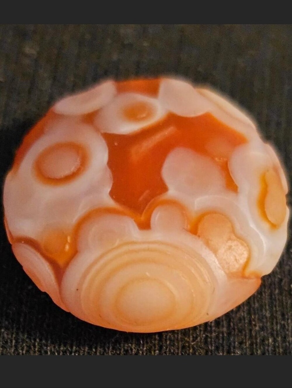 RARE AAA+ Natural Alxa Gobi Eye Agate Rare Orbicular Collector Specimen-READ👀